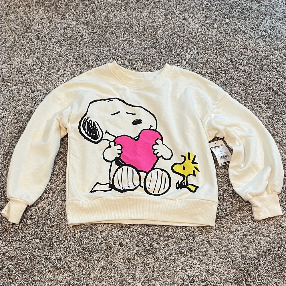 Peanuts kids 6-6x sweatshirt-Snoopy